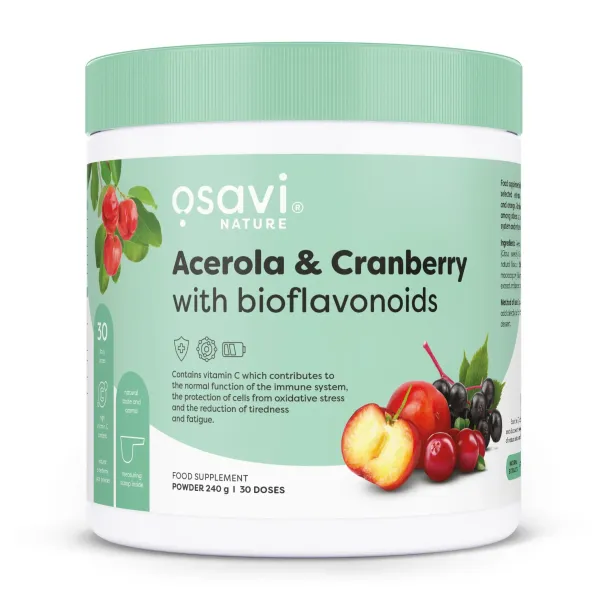 Acerola ir gervuogės su bioflavonoidais