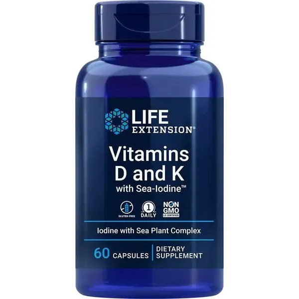 Vitaminai D ir K su jūros jodu