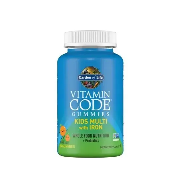 Vitamin Code Kids Multi with Iron Gummies, Orange