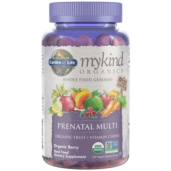 Mykind Prenatal Multi Gummies, Berry