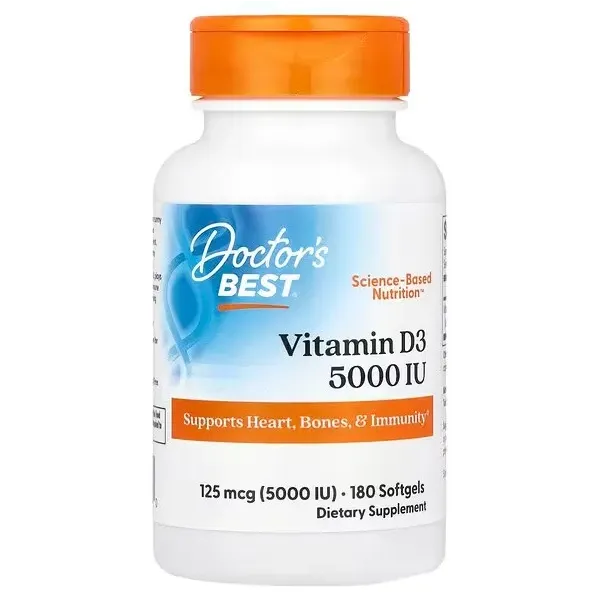 Vitamin D3, 5000 IU