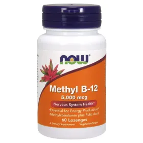 Methyl B-12 with Folic Acid, 5000mcg