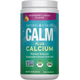 Natural Calm Plus Calcium, Raspberry Lemon