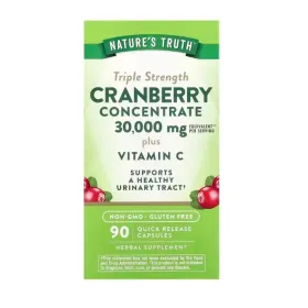 Nature's Truth Tripple Strength Cranberry Concentrate plus Vitamin C