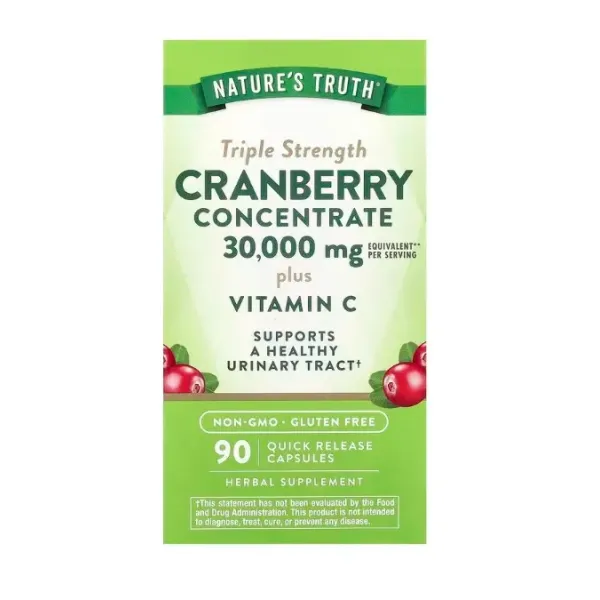 Nature's Truth Tripple Strength spanguolių koncentratas ir vitaminas C NeoCell