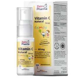Vitamin C Natural Syrup, 80mg (Sour Cherry)