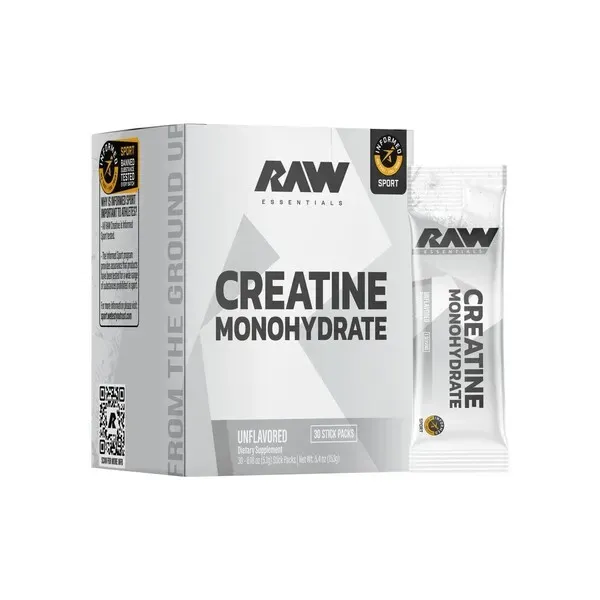 Creatine Monohydrate Stick Packs, Unflavoured