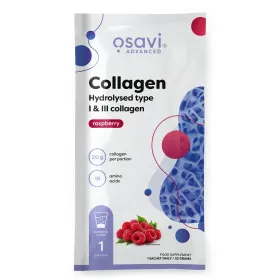 Kolagen Hydrolizowany Typu I & III, Malina - 22g (1 serving)