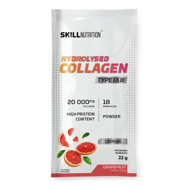 Hydrolysed Collagen Type I & III, Grapefruit