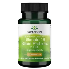Dr. Stephen Langer's Ultimate 16 Strain Probiotic z FOS, 3.2 Miliarda CFU