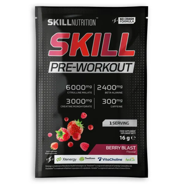 Skill Pre-Workout, Berry Blast