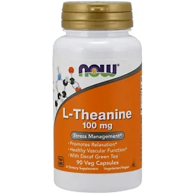 L-Theanine with Decaf Green Tea, 100mg