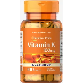 Vitamin K, 100mcg