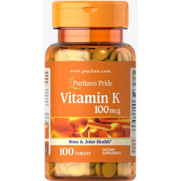 Vitamin K, 100mcg