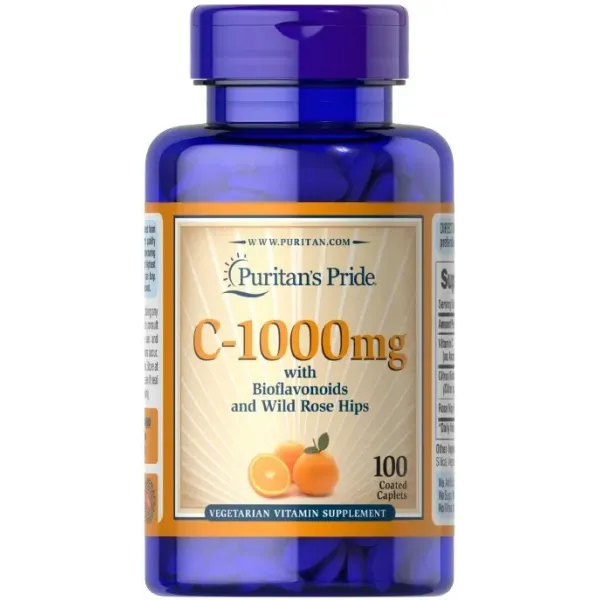 C-1000 с биофлавоноидами и дикими шипами, 1000 мг