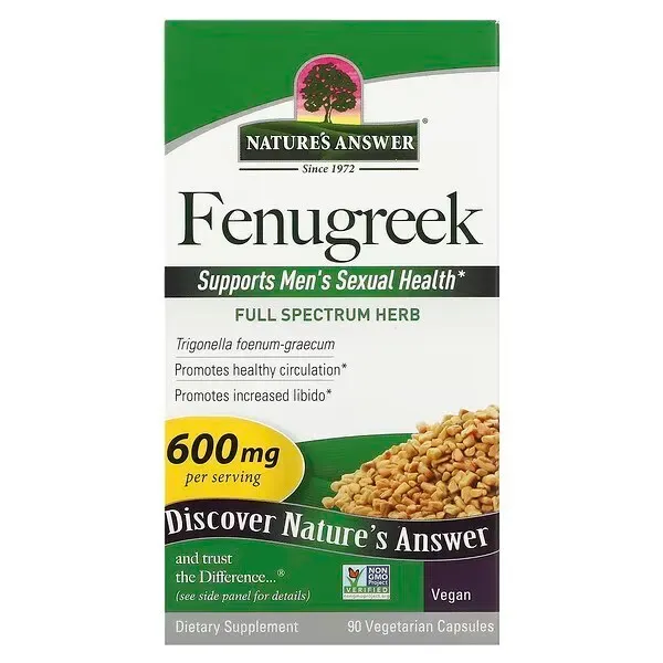 Fenugreek, 600mg