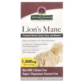 Lion's Mane, 1500mg