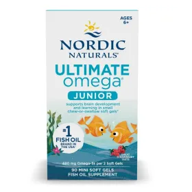 Ultimate Omega Fish Oil Junior, 680mg Strawberry