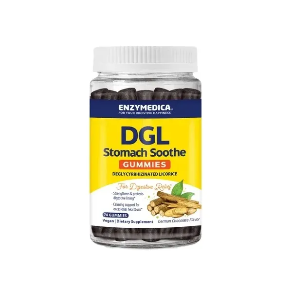 DGL Stomach Soothe Gummies, Vokiškas šokoladas