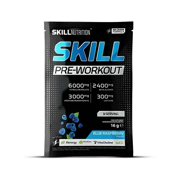 Skill Pre-Workout, Blue Raspberry