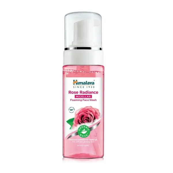 Rose Radiance micelinis putojantis veido prausiklis Himalaya visiems odos tipams