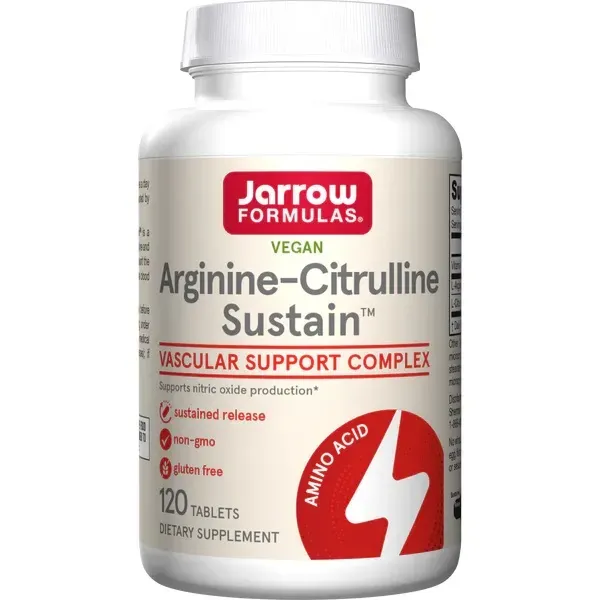 Arginino-citrulino Sustain Jarrow formulės