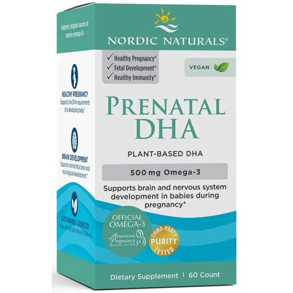 Prenatalinė DHA Vegan, 500 mg
