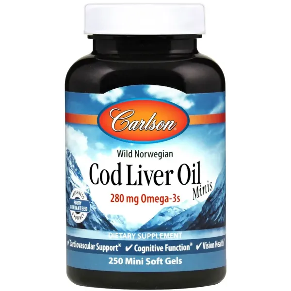 Cod Liver Oil Minis, 280mg