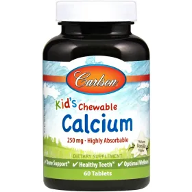 Kid's Chewable Calcium, 250mg Natural Vanilla