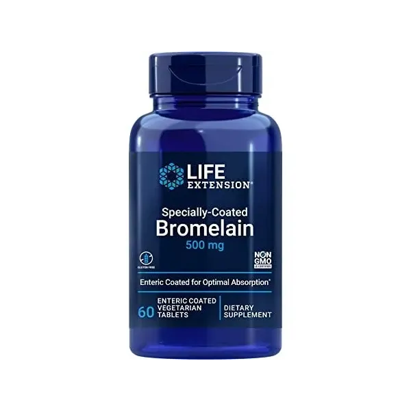 Specially-Coated Bromelain, 500mg