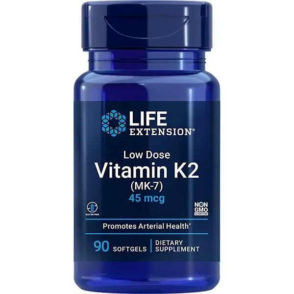 Maža Vitamino K2 dozė (MK- 7), 45µg