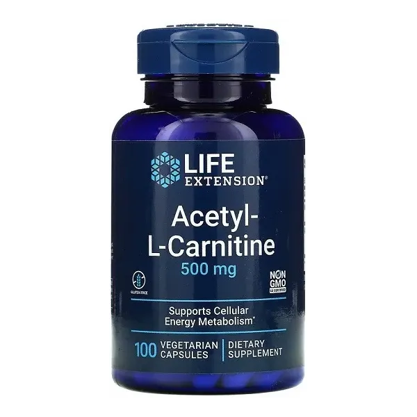 Acetil- L- karnitinas, 500 mg