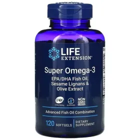 Super Omega-3 EPA/DHA Fish Oil, Sesame Lignans & Olive Extract