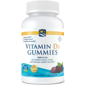 Vitamin D3 Gummies, 1000 IU Wild Berry