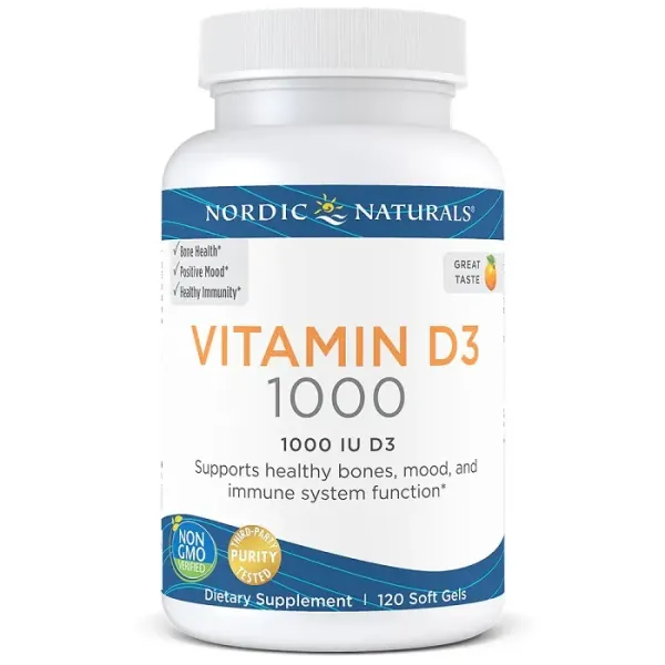 Vitamin D3, 1000 IU Orange