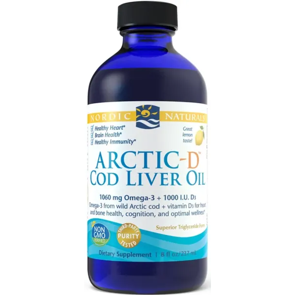 Arctic-D Cod Liver Oil, Lemon