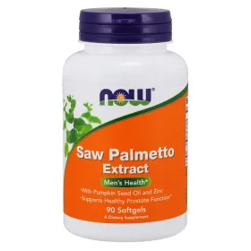 Saw Palmetto Extract with Pumpkin Seed Oil and Zinc, 80mg