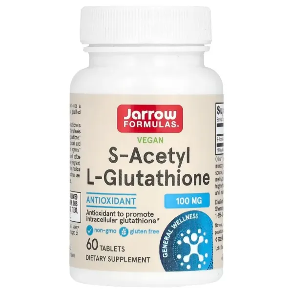 S-Acetil-L-Glutationo Jarrow formulės