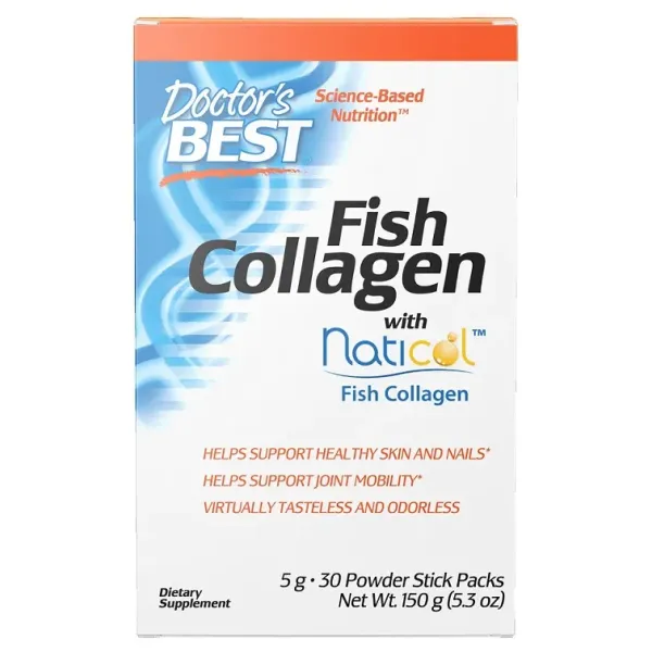 Žuvies kolagenas su Naticol Fish Collagen Doctor's Best