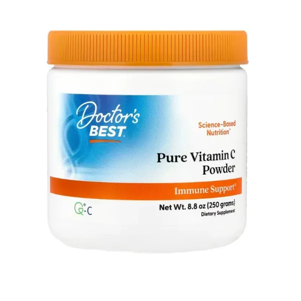 Gryni vitamino C milteliai su Quali-C Doctor's Best