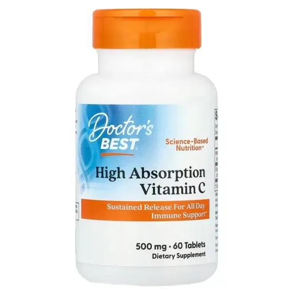 Didelės absorbcijos vitaminas C, gydytojo geriausias ilgalaikis atpalaidavimas