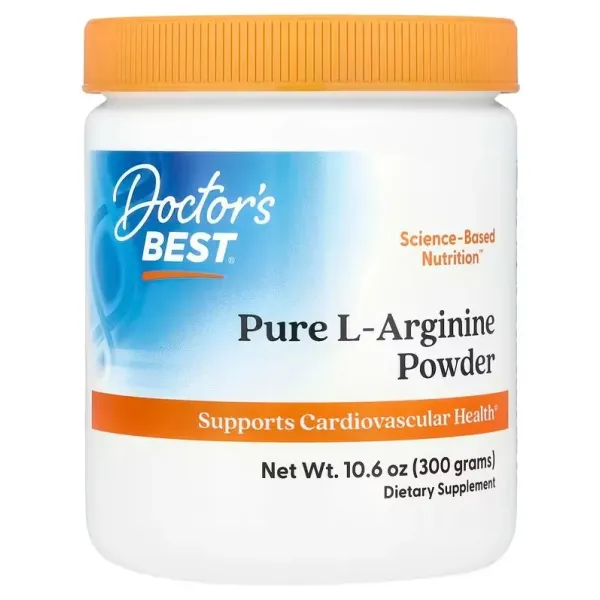 Чистый порошок L-аргинина Doctor's Best