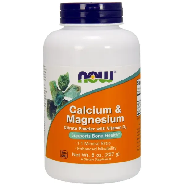 Kalcio ir magnio citrato milteliai su vitaminu D3