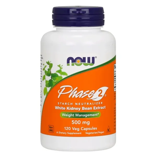 Phase 2 - White Kidney Bean Extract, 500mg