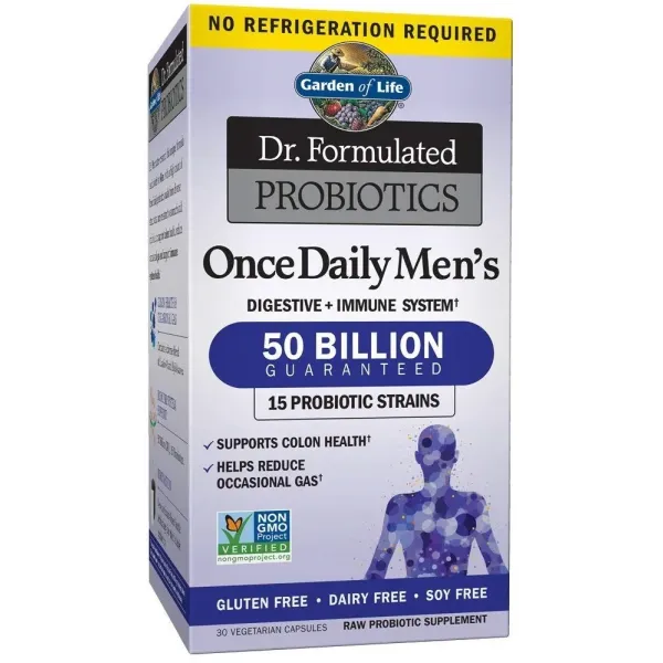 Dr. Formulated Probiotics Once Daily Men's Garden of Life