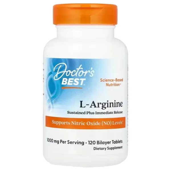 L-Arginine - Sustained + Immediate Release, 1000mg