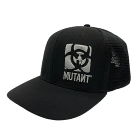 Mutant Fitted Flex Cap, Black & Silver