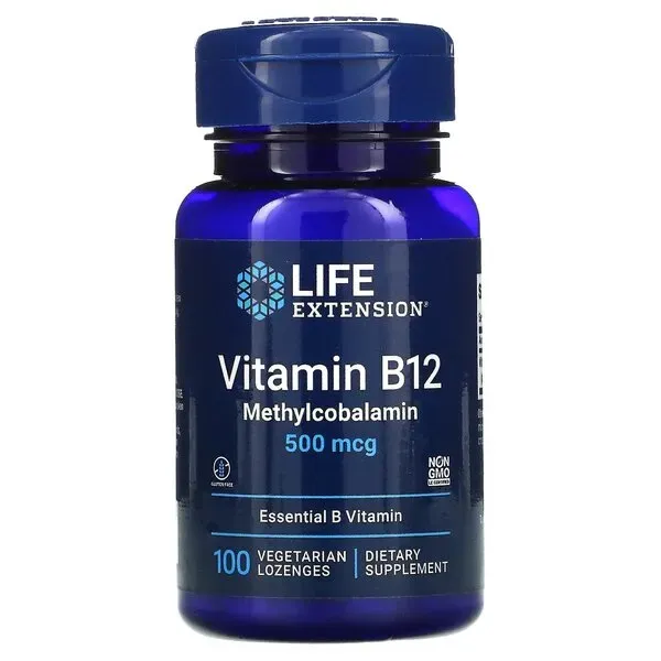 Vitaminas B12 Metilkobalaminas, 500µg