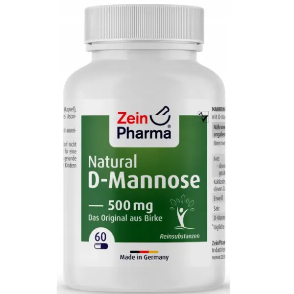 Natural D-Mannose, 500mg
