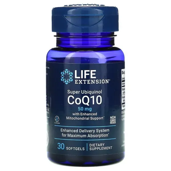 Super Ubichinol CoQ10 su sustiprinto mitochondrijų parama